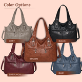 Flavia's Dual-Zip | Shoulder Bag