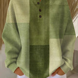 Nurul | Green Patchwork Sweater