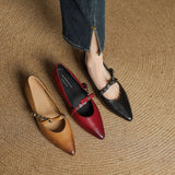 Jolene™ | Pointed Toe Flat Shoes