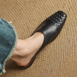Velmirae Comfortable Leather Mules