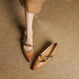 Jolene™ | Pointed Toe Flat Shoes