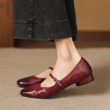 Amirah™ | Strap Flat Shoes