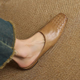 Velmirae Comfortable Leather Mules