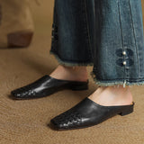 Velmirae Comfortable Leather Mules