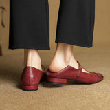 Serene™ | Punching T-Strap Shoes