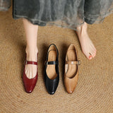Maevine™ Square Toe Low Heel Pumps