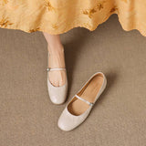 Amirah™ | Strap Flat Shoes