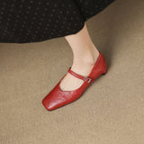 Sennia™ Square Toe Mary Jane Pumps