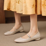 Amirah™ | Strap Flat Shoes
