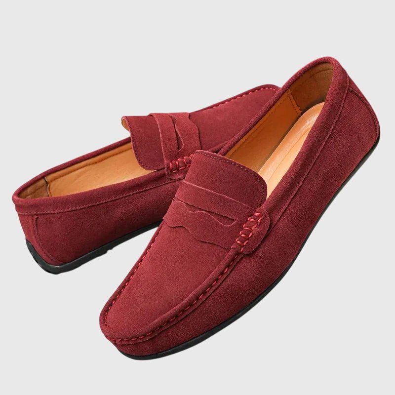 Vanessa | Classic Burgundy Moccasins