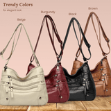 Rosalia's Multi-Zip Carry | Shoulder Bag