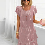Isabelle | Ruffle Midi Dress