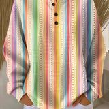 Rieke | Jumper with Colourful Stripes
