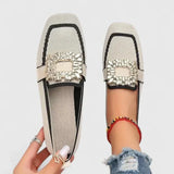 Zhi Ying | Buckle-Detail Blue Loafers