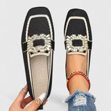 Zhi Ying | Buckle-Detail Blue Loafers