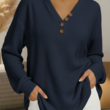Wilma | Simple Pullover with V-Neck