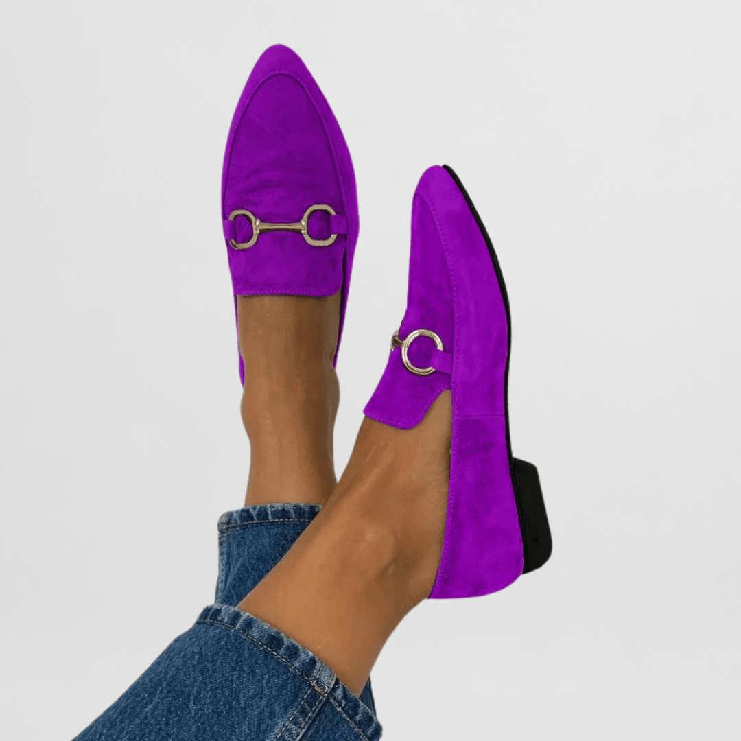 Ying Hui | Buckle-Detail Green Loafers