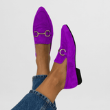 Ying Hui | Buckle-Detail Green Loafers