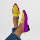 Ying Hui | Buckle-Detail Green Loafers