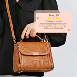 Michela's Floral Elegance | Handbag