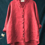 Xin | Lightweight Ruffle Blouse