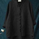 Xin | Lightweight Ruffle Blouse