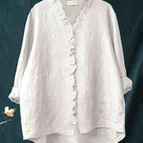Xin | Lightweight Ruffle Blouse