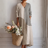 Emma | Striped Elegant Dress