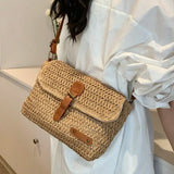 Adelaide | Straw Crossbody Bag