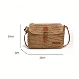 Adelaide | Straw Crossbody Bag
