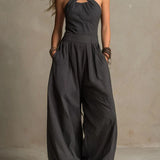 Bianca | Elegant Jumpsuit With Crossover Neckline